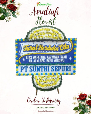 Papan Bunga Duka di Puyung
